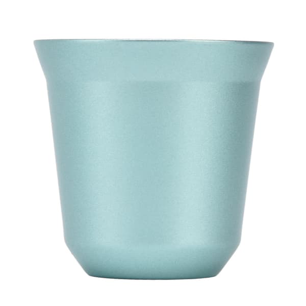 Rostfri Dubbelväggig Isolerad Kaffeölmugg 80ml Grön Köksmugg