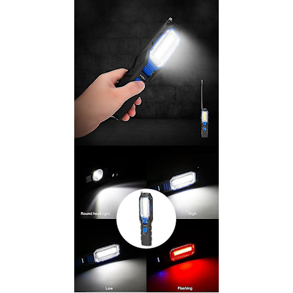 Hhcx-xanes 6302a 30w Flashlight 90 Rotate 3xaaa Battery 4 Modes Led Camping Light Waterproof Emergency La