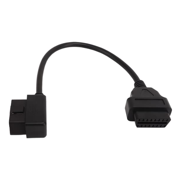 OBD2 Adapterkabel Fleksibel Stabil Forbindelse 16-polet Han til Hun Forlængerkabel til Bil