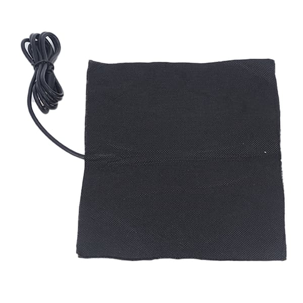 USB elektrisk värmedyna kolfiber vikbar 60C uppvärmd midjedyna DC5V 15x20cm