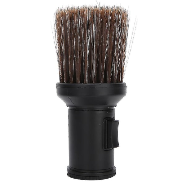 Multifunktionell trasigt hår sopa borste hals Duster borste Skägg rakborste för frisörsalong (svart)