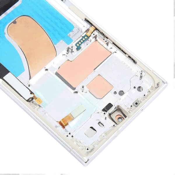 【BQ】For Samsung Galaxy S23 Ultra S918 Grade C LCD Screen and Digitizer Assembly + Frame Part (TFT Silver