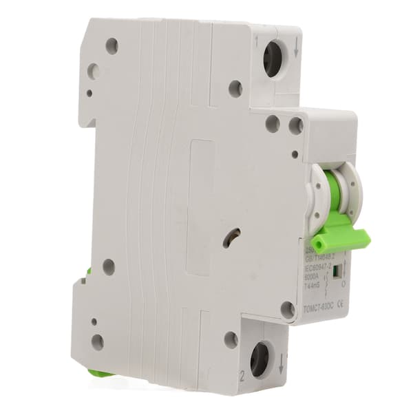 1P Mini Magnetisk Hurtigutløser DC Strømbryter Isolator 250V 40A for Solcelleanlegg