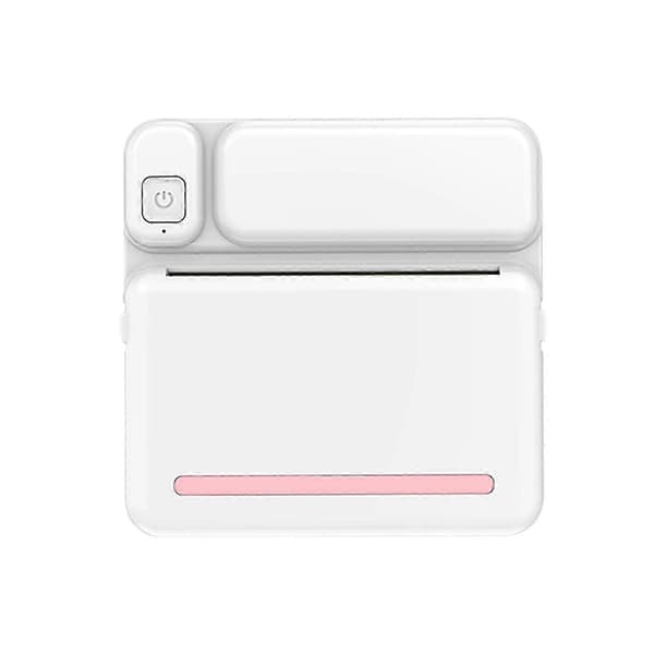 【BQ】Termisk Bærbar Bluetooth-skriver 57mm Mini Trådløs POS Termisk Bildeskriver for Android IOS Mobiltelefon FLYE1984 Rosa Pink Free Size