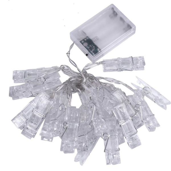 Led Clip String Foto Bakgrund Råtthängande -[USB Type On] [2 Meter