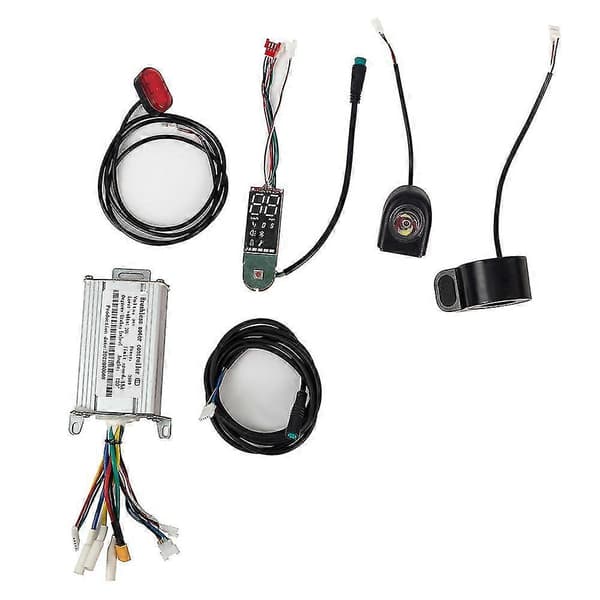 【BQ】36v 350w 15a Motorstyreenhet+dashbord+front-/baklys Hastighetsregulator for Scooter Elsykkel