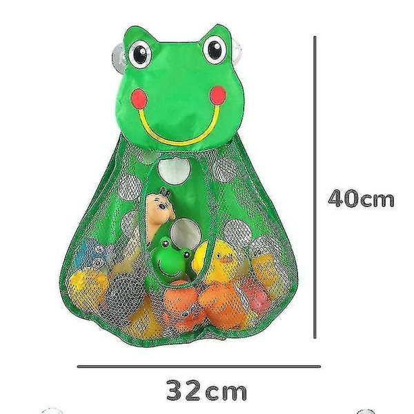 Hhcx-baby Bath Toys Storage Organiser Mesh Net With Strong Suction Cups(mesh)(single Grid)