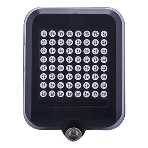 LED Cykel Baglygte Intelligent Sensing Autobrake USB Genopladelig Sort