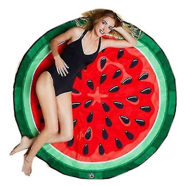 Rund vattenmelon Design Beach Mat
