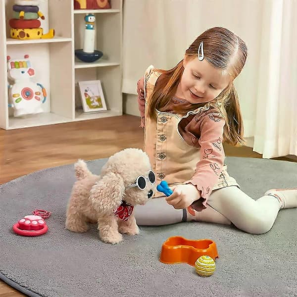 Pehmustettu elektroninen pehmolelu lapsille. Lasten lelu.