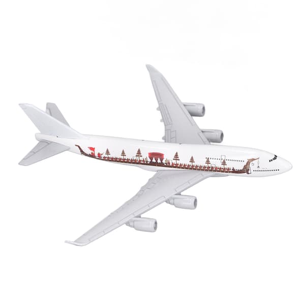 Legering Modellfly Leke Realistisk Samleobjekt Flymodell Dekorasjon for Hjemmebord