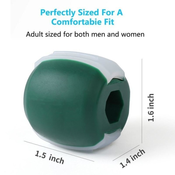 Den nya Jawline Face Exerciser Fitness Ball Neck Jaw Toner 60 Pounds