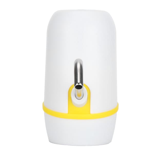 Elektrisk vattenflaskpump Universal USB-laddning Bärbar automatisk dricksvattendispenser Vit