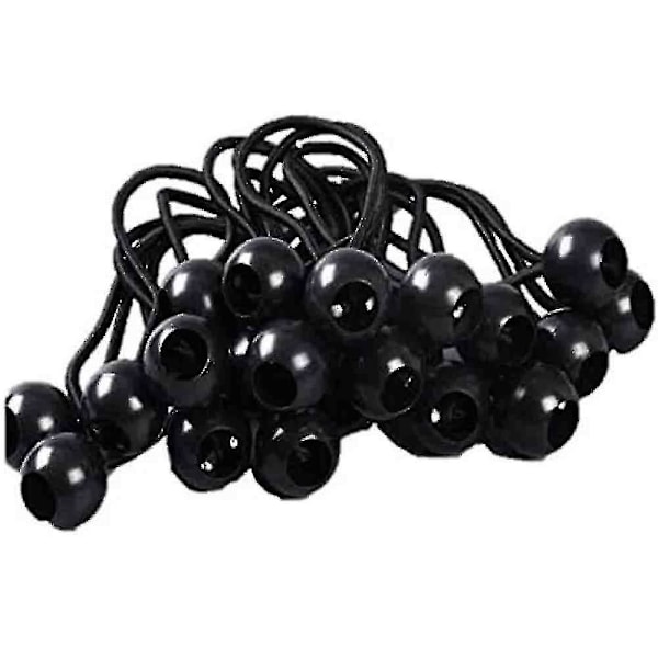 50pcs Bungee Straps With Ball Tie Down Strap Rubber Loops For Tent Fixed