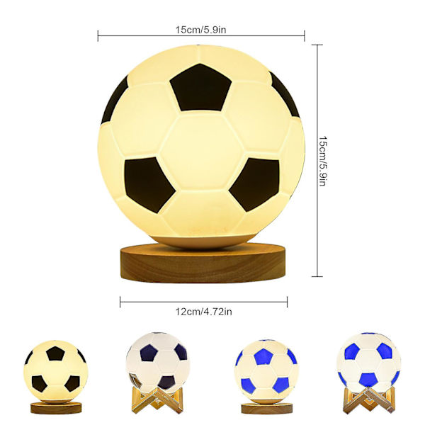 2023 Led Football S Usb-bytelampa Ible A4