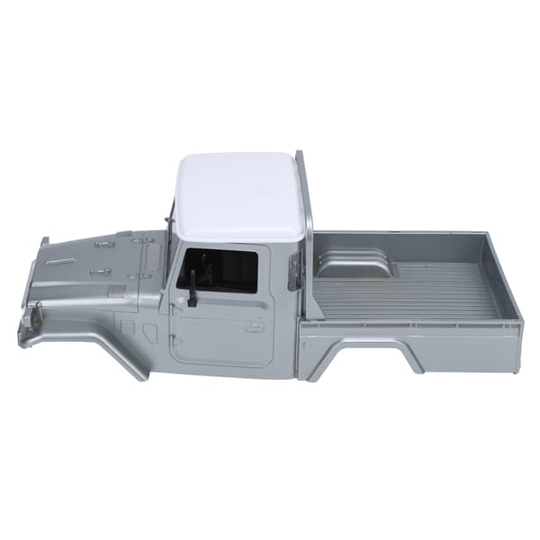 Fjärrstyrd Pickup Kaross Skal DIY Modifieringskomponenter för MN45 1:12 RC Crawler Silver