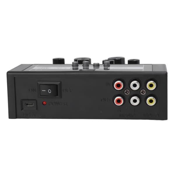 F8 Bluetooth Karaoke Mikrofon Utendørs Mikser Svart EU Plugg 100240V