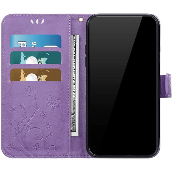 Case Compatible With Samsung,premium Leather Flip Wallet Case