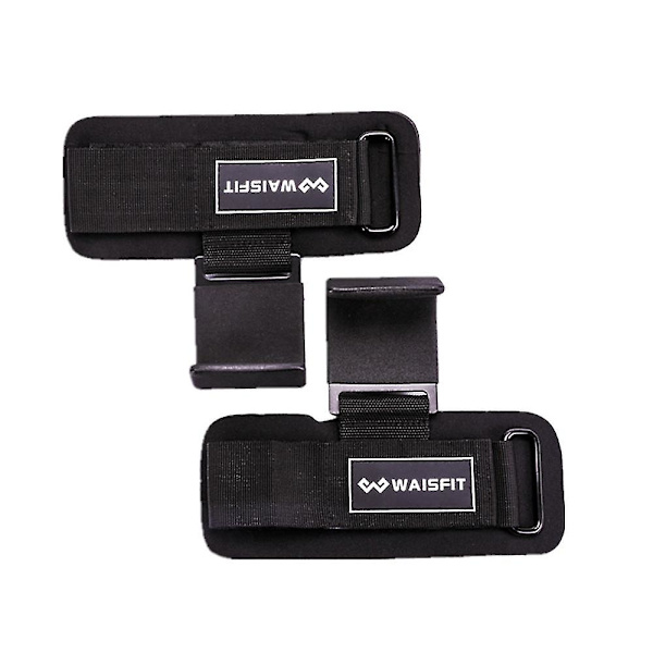 2 st Styrklyftskrokar Hand-stång Handledsremmar Gym Fitness Krok Viktrem Pull-ups Power Lifting Handskar för styrketräning
