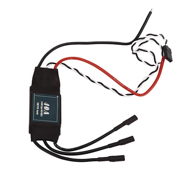 40A RC Børsteløs Motor ESC Elektrisk Hastighetskontroller 2-6S for Flykontroller