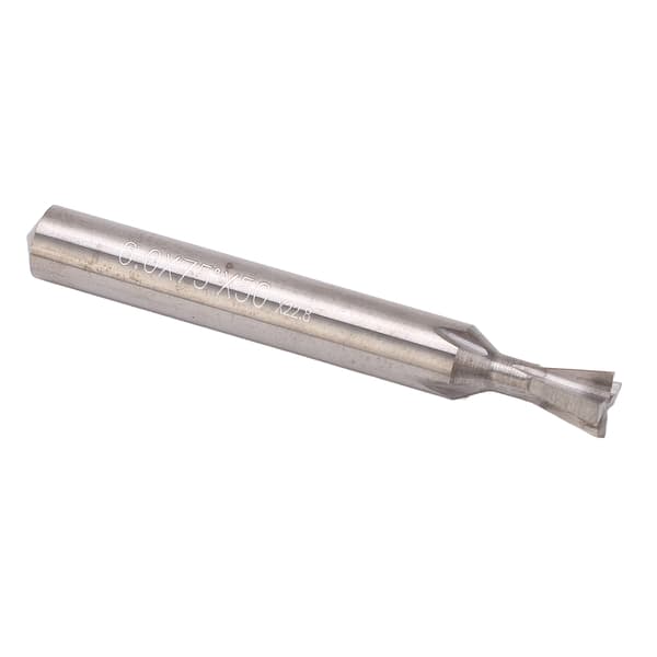 Karbidduehalesfres 6mm Skaft 4 Fløyter 50mm Lengde 75 Grader Universal