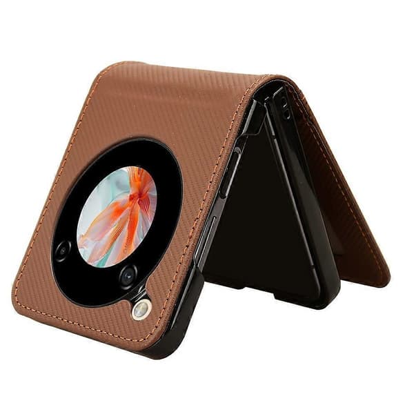PU-läderfodral till ZTE nubia Flip / Libero Flip Brown