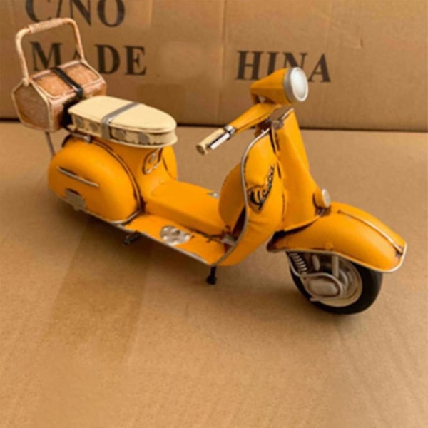 Vespa Scooter Model Vintage Simulering Motor Car Die-cast Statisk Model Gave Til Børn Fans Red