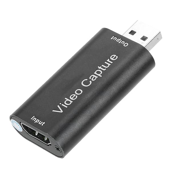 USB 2.0 HDMI HD Video Capture Card Mini Bærbar Adapter Sort til PC Computer