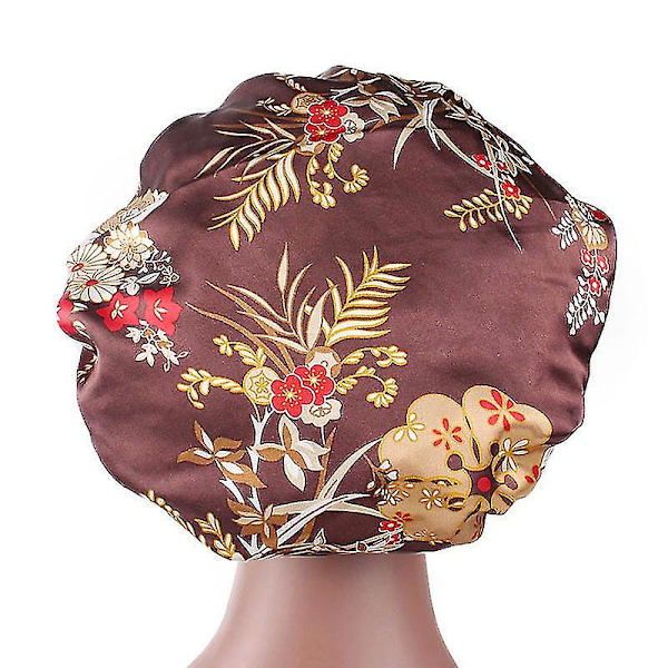 Lady Muslim Hijab Hattar Chemo Kepsar Huvudsjal Turban Wrap Huvudbonader Coffee