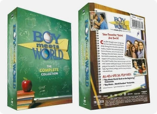 【BQ】Boy Meets World: The Complete Collection Sæson 1-7 (DVD, 22-disc sæt) engelsk version