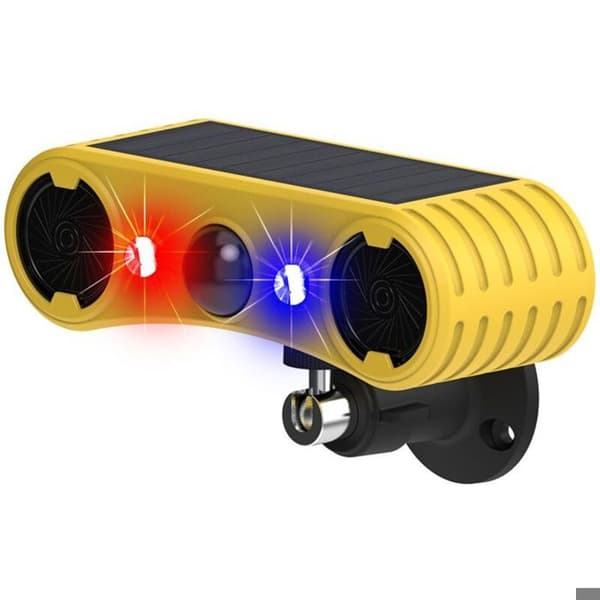 Solar detektor alarm - PZCC - Model PZCC - 2129 dB - 4 tilstande - Rødt og blåt lys