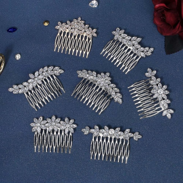 Morsiamen häät morsiamen päähine Insert Comb Marquise Zirkoni sivuhiusharja HS J6531S HS J6531S