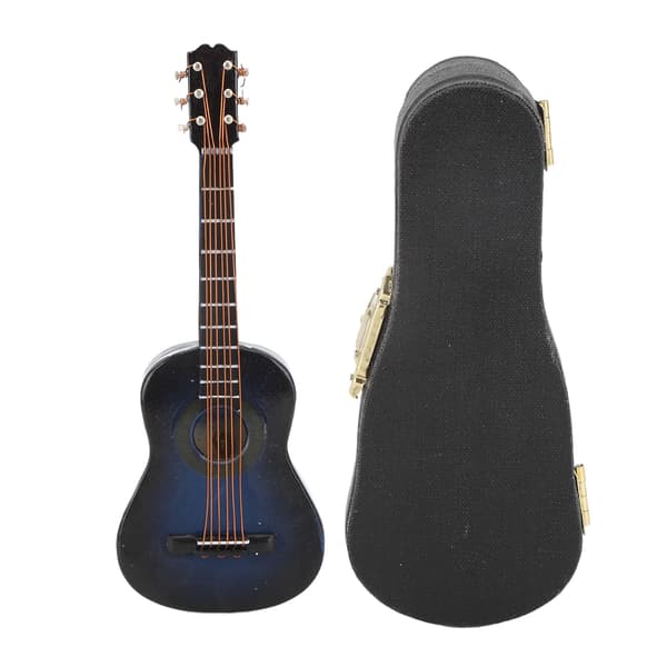 Gitarrbrosch Vintage Unisex Elegant Kavajnål Blått Instrumenttillbehör