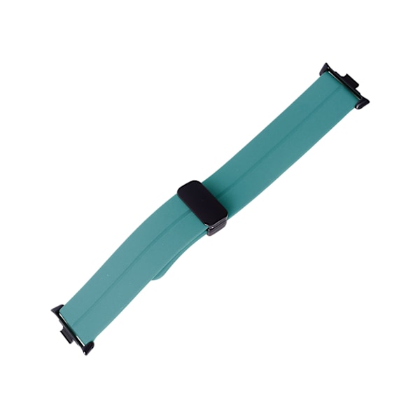 Silikon Magnetisk Foldbar Fleksibel Vandafvisende Urrem til Mi Band 8 Pro - Hærgrøn