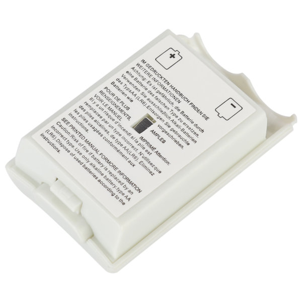5 STK Universal XBOX 360 Kontroller Batterideksel Sett Hvit