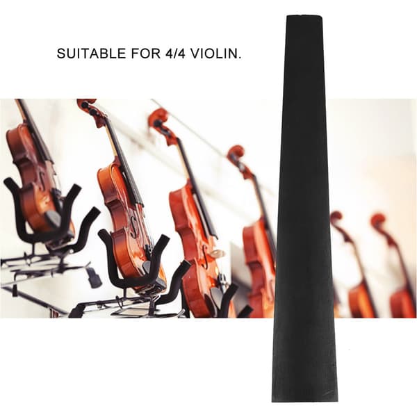 Ebony Gribebræt 215x35x5mm 4/4 Violin