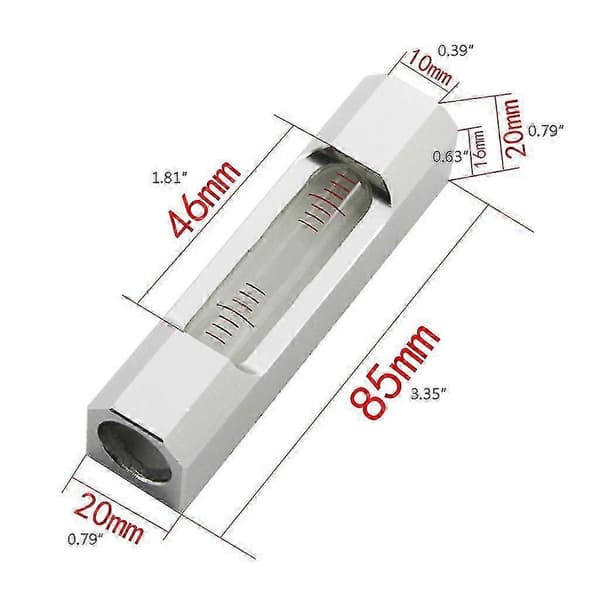 【BQ】0.02mm/för M Hög noggrannhet vattenpass Hög noggrannhet nivellering precisionsmätning Black