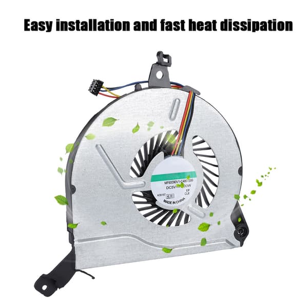 Kjøleventilator for HP 15-V 15-P 14-V - Effektiv CPU-kjøler