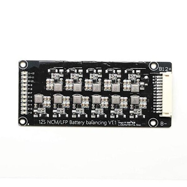 12s - Lifepo4 Lto ​​Battery Active Equalizer Bms 1.2a Balancer Black