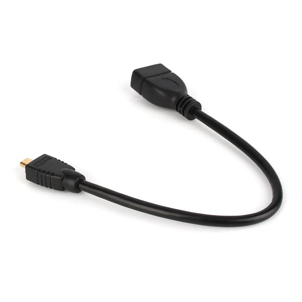 Micro HDMI Han til HDMI Hun Adapter Forlængerkabel 1080P