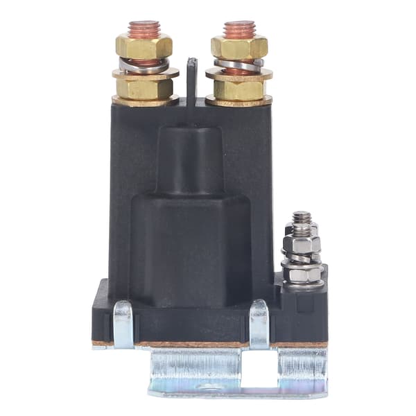Starter Solenoid Relæ 500A 30W Messingspole Rustfrit Stål Motor Auto Bil Start Kontaktor 12VDC