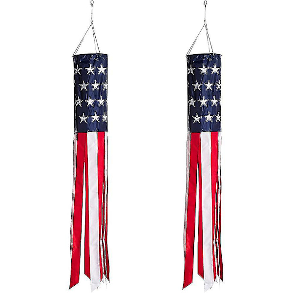 American Flag Strumpor (set med 2) Utomhushängande uteplats utomhus