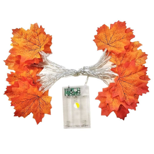 Thanksgiving Led Maple Leaf String Light Christmas Holiday Dekoration Bröllop