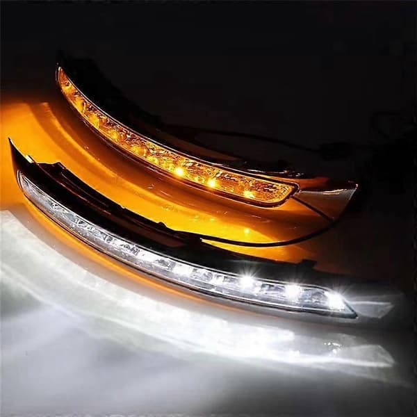 【BQ】Kompatibel med Volvo XC90 2007-2013 LED DRL Blinklys Kørelys-Perfekt
