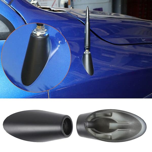 【BQ】Til Dodge Ram 2010-2018 Antenneadapter Base Sort 1500 2500 3500 4500 5500 Dele Tilbehør