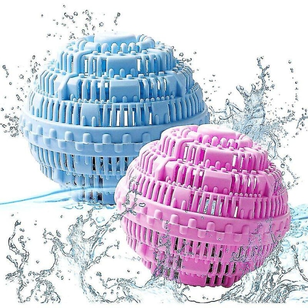Washing Balls,reusable Eco-friendly Washing Ball,natural,antibacterial And Durable Laundry Ball,eco-friendly Laundry Ball For Washing Machine 2 Pieces