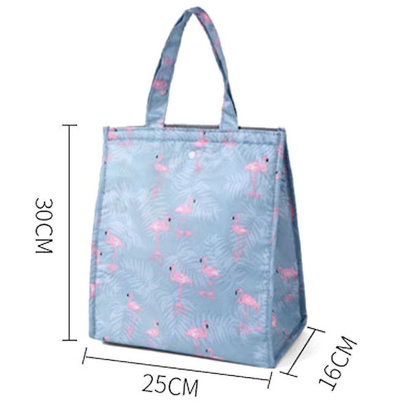 Hhcx-voksen Børnemad Opbevaringsboks Isoleret Picnic Lunch Cooler Bag Blue Bird