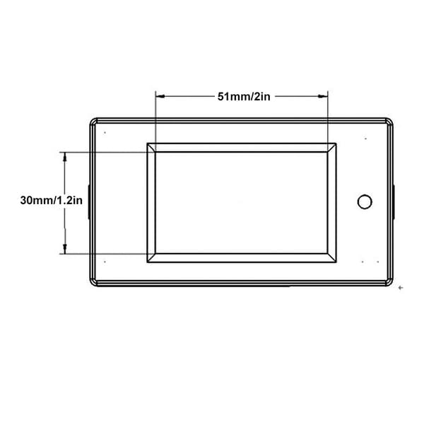 TSPZEM 061 Multifunktionell LCD Digital AC Spänning Ström Effekt Energimätare Testare