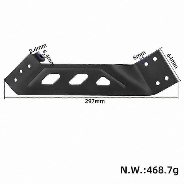 Metallfäste för G2 Max Scooter Beam Vänster Höger Passform Black