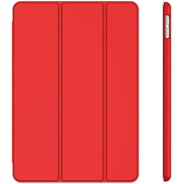 Case för Ipad 7 (10,2 tum, 2019 års modell, 7th Century) Generation), Auto Sleep / Wake (röd)